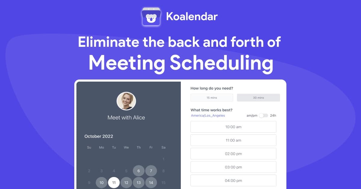 Koalendar preview