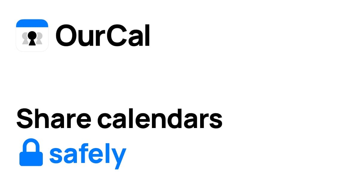 OurCal preview