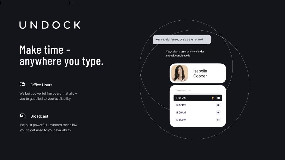 Undock preview